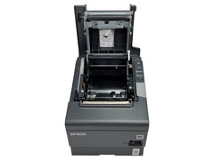 Epson TM-T88V POS Compact Thermal Receipt Printer USB Serial w/ Adapter TESTED