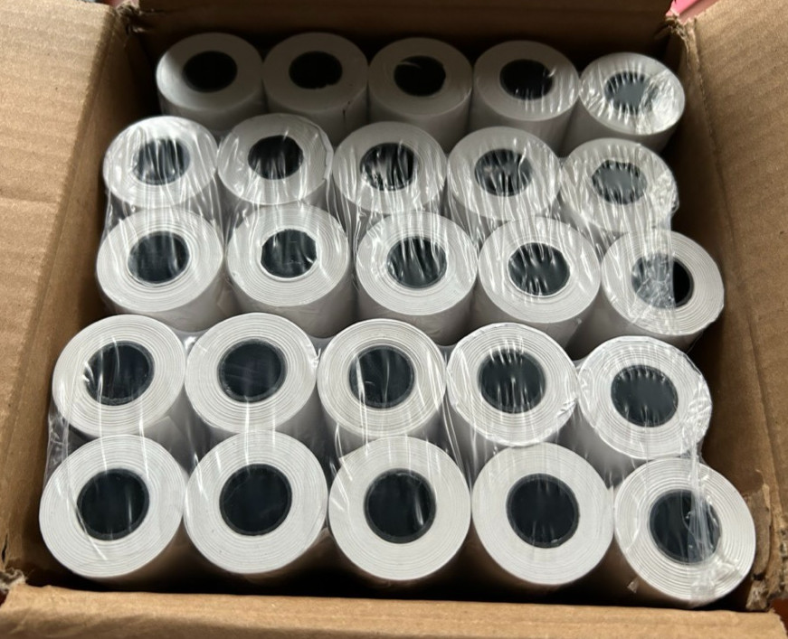 50 Rolls 2 1/4 x 50′ Thermal Paper Credit Card & Cash Register POS Receipt Paper