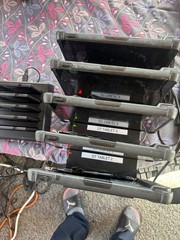 Lot of Touch Dynamic 5EA Quest VIII Rugged Tablets 5EA extra Battery, Chargers
