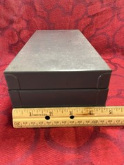 VINTAGE Metal Cash Box Steelmaster Removable Tray 10”x3”x4.5” USA No Key– 9509