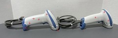 Lot of 2 Motorola DS4208 DS4208-HC0009BWR Wired Barcode Scanners & Cables
