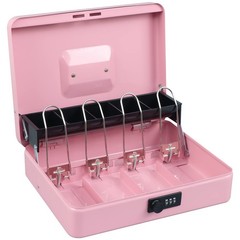 Cash Box with Money Tray and Combination Lock,Tiered, Cantilever Design,4 Bil…