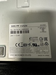Star TSP650II 654IIBI2 POS Receipt Printer Bluetooth 654IIBI2