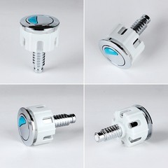 Toilet Button Cover Round Shape Dual Pressing Tanks Push Water Saving Accessory