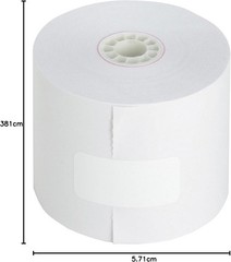 White 2.25 Inch x 150 Feet Receipt Paper – 12 Rolls for Businesses