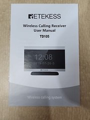 Retekess TD105 Restaurant Pager Calling System Host Receiver