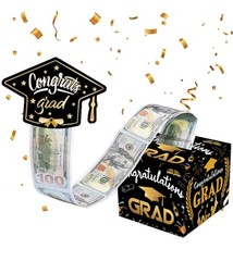 Graduation Gifts Black Graduation Money Box Surprise Grad Money Holder