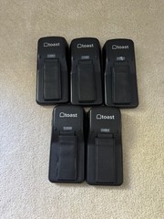 Lot of 5 Toast Go 2 Handheld POS Tablets TG200 with DTC200 Charging Dock