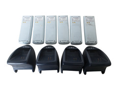Lot of 6 Opticon OPL-9728-1MB Barcode Scanner W/ 4 Cradle – Free Shipping