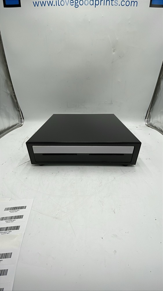 NCR RealPOS 2186-8600-9090 2186 POS 2-Media Slot Compact Cash Drawer Black