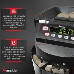 C200 Coin Sorter Machine – LED Display for Easy Reporting