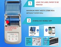 NYEAR NP100WB Portable 58mm Thermal Label/Receipt Printer USB Wifi – New