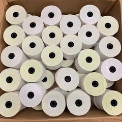 (50 PACK) Receipt Paper 2 Ply W/ Core 3″ x 100′ White