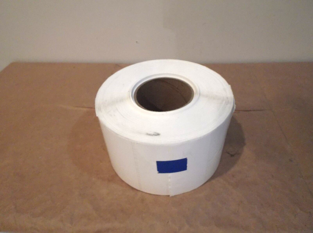 Roll of 2500 TTR TRANSFER LABELS 4.000″ X 2.000″ 13675 White Blank 3″ Core