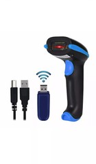 WoneNice Wireless Barcode Scanner, Portable 2.4GHz Wireless USB2.0 Wired