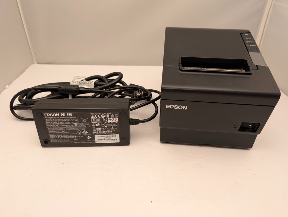 EPSON / SEIKO / HP TM-T88V POS Thermal Receipt Printer w/ UB-U06 M244A HP 723396
