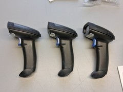 Cashier Laser Barcode Scanners Lot Of 6 with USB Wires And Code Guides NETUM Gun