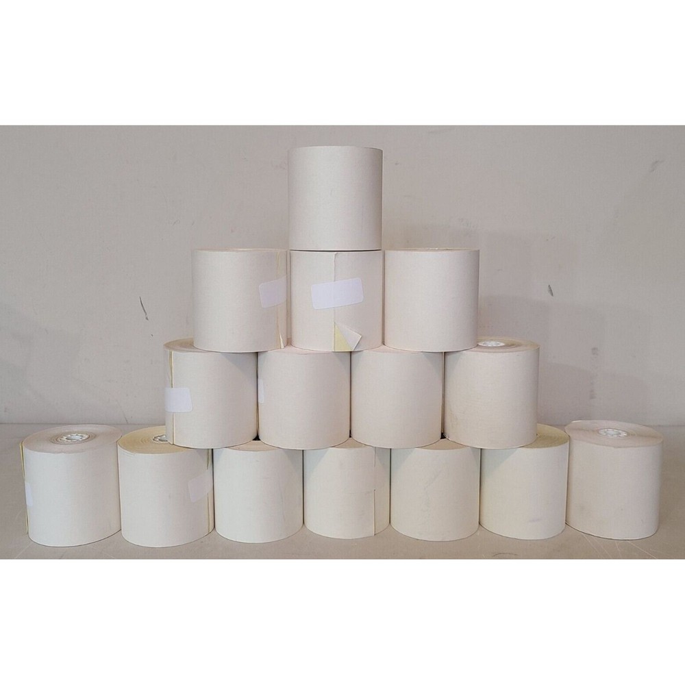15 ROLLS 3″ x 90′ 2-Ply Cash Register POS Receipt Paper Roll Tape