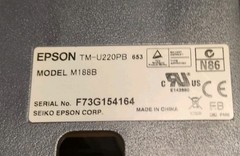Epson POS Receipt Printer TM-U220B M188B Dot Matrix Kitchen / Bar Parallel