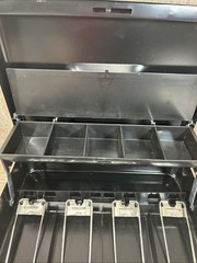 Unbranded Black Metal Lockable Cash Box W /Key