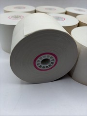 Lot of 8 Vintage Adding Machine Paper Rolls 2.25″ Wide Calculator Register Tape