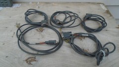 Lot of 5 SYMBOL 25-17817-20 DATA CABLE DB9 TO RJ59. FREE SHIPPING 5pk 5pcs