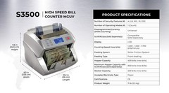 AccuBanker Silver S3500 High Speed Bill Counter