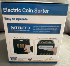 Royal Sovereign QS-1AC Electric Coin Sorter | 156 Coins/Min, Anti Jam Tech | NEW