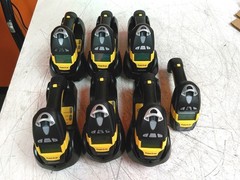 Lot of 7 DataLogic PowerScan M8500 433 & 910MHz Barcode Scanner See Description
