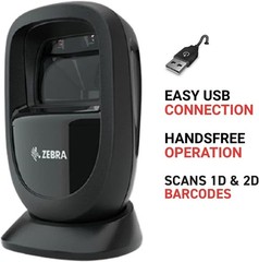Zebra DS9308 1D/2D Presentation Wired Scanner – Serial, USB, IBM PC, 1D/2D