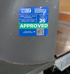 Datalogic Magellan 8400 Long In-Counter Barcode Scanner / Scale 8405