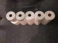 OFFICE DEPOT 1-PLY BOND PAPER ROLLS 10 COUNT (2.75″ x 128′)