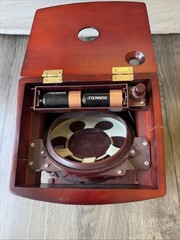 MAGNIF Deluxe Coin Sorter Wood CLASSIC CHERRY Box Lid Tubes Drawers TESTED
