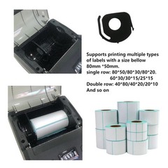 80mm Thermal Printer BT4.2 Connection 50 To 80mm/s 203DPI ESC POS Compatibl VRDD