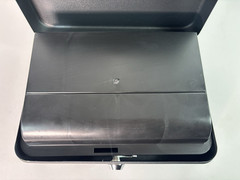 Honeywell 6112 Steel Cash Box 1 Bill & 5 Coin Slots 2 Keys Handle 9.8″ X 7.3″