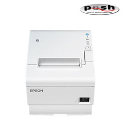 New Epson OmniLink TM-T88VII Thermal Printer – USB + Ethernet + Serial, White