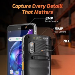 NETUM Android 14 Handheld Barcode Scanner Mobile Computer, Q900 w/ Honeywell HS7