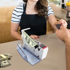 Money Counter Machine Currency Cash Bank Counterfeit Detector Cash Counting