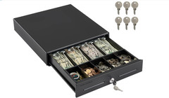 13″ Electronic Cash Register Drawer for Point of Sale (POS) System with 4 Bill 5
