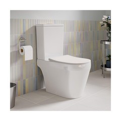 Lamarck Two-Piece Elongated Toilet Dual-Flush 1.1/1.6 gpf