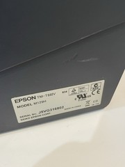 Epson TM-T88IV Thermal Receipt Printer w Power Supply M129H Serial Tested/Works
