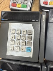 Verifone Vx520 VX 520 EMV NFC CTLS Credit Card Terminal Chip Reader W/ Adapter