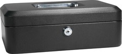 BARSKA Money Cash Bill Coin Box Safe w/ Key Lock and Removable Tray Portable