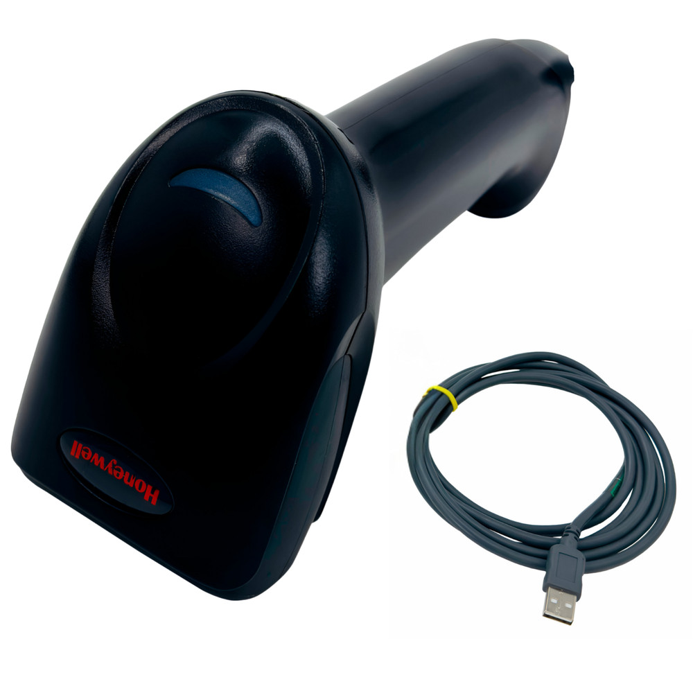 Honeywell Voyager 1250g Single-Line Laser Barcode Scanner w/USB Cable Grade A!