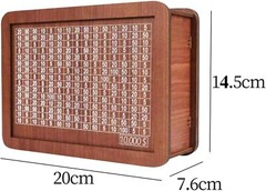 Cash Vault Wooden Savings Box – Wooden Cash Saver Money Box Cash Saver Box
