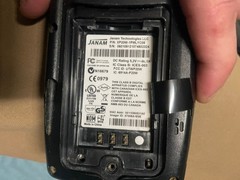 large lot of Janam barcode handheld scanners XP20W XM66W charging stations docks