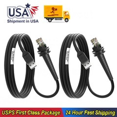 2*2M USB to RJ45 Scanner Straight Cable For Honeywell 1900G-SR 1902G-HD 1902G-SR