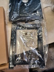 HAT Design MNTE10-UNIV-B Universal VESA Tablet Enclosure. Heavy Duty Steel,