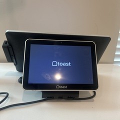 Toast Flex TT200 POS System Dual Screen Display w/ Card Read/Power Supply