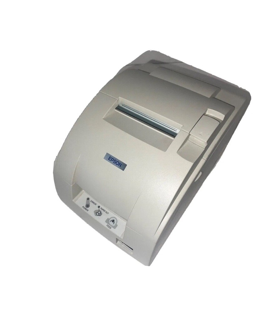 EPSON TM-U220PB MODEL M188B DOT MATRIX POS  KITCHEN PRINTER WITH AC ADAPTER